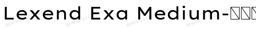 Lexend Exa Medium字体转换